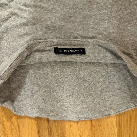 EUC Brandy Melville Grey Tube Top - Picture 3 of 5